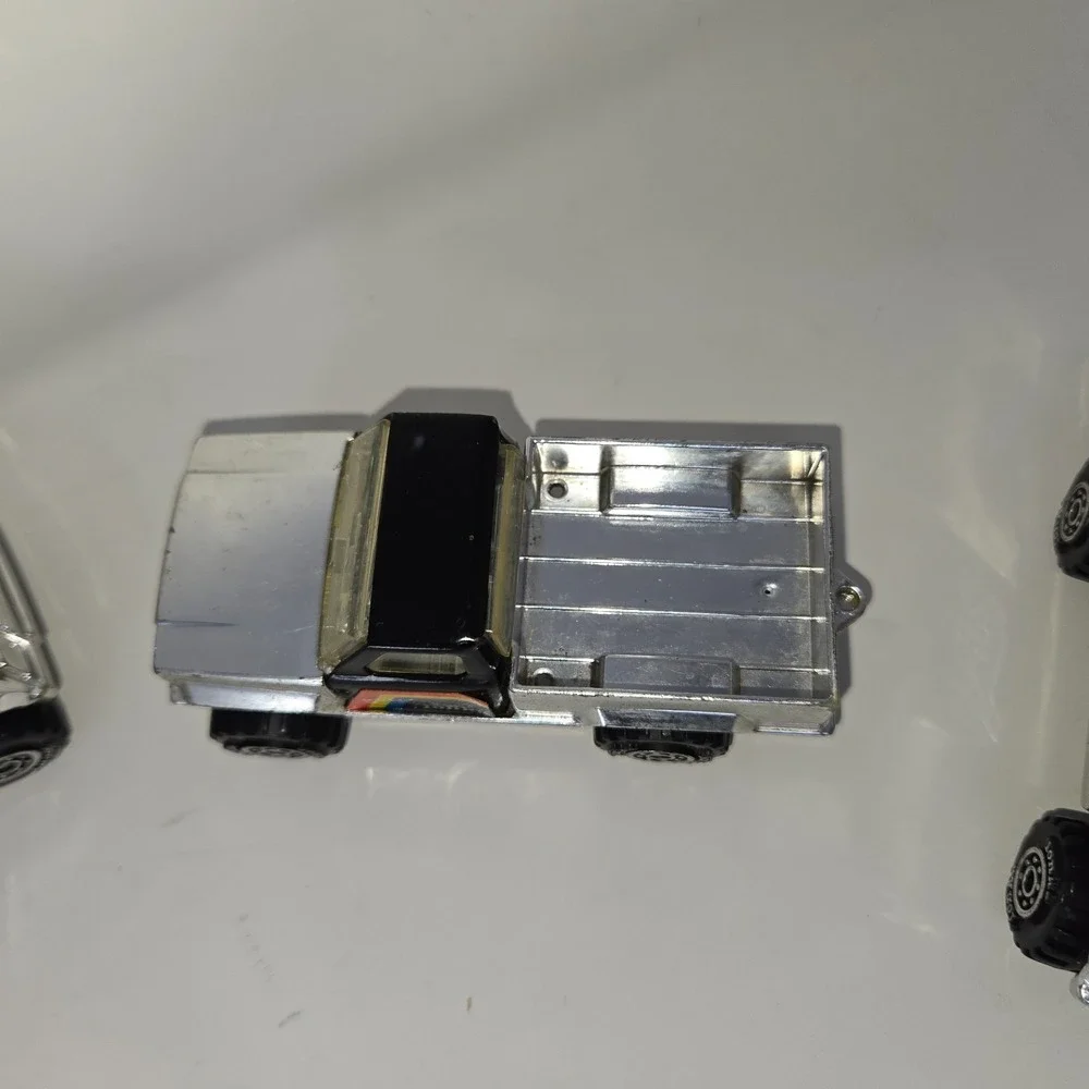 Tonka Chrome Rainbow Pressed Steel Lot of 5 1979 4 x 4 Truck Jeep Van Race Car
